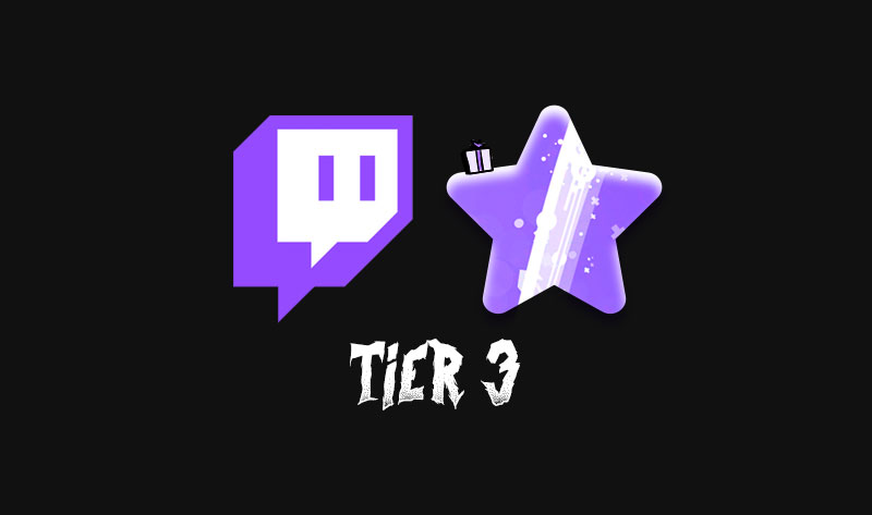 1 Gifted Twitch Sub (Tier 3)