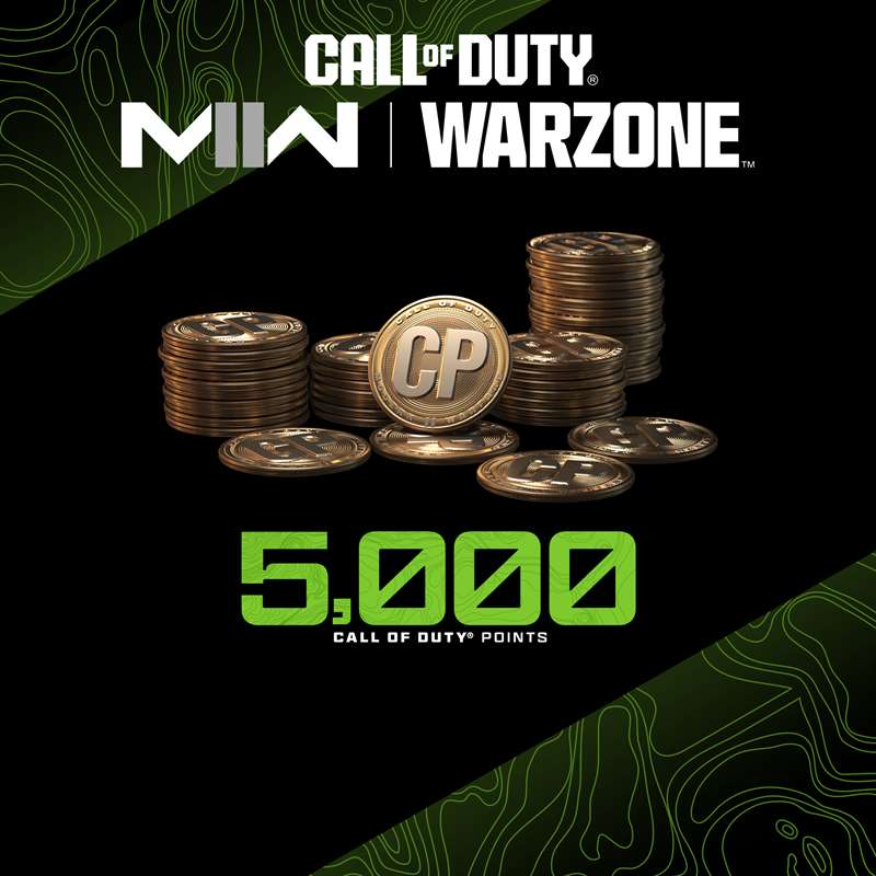 5,000 Modern Warfare® II or Call of Duty®: Warzone™ Points