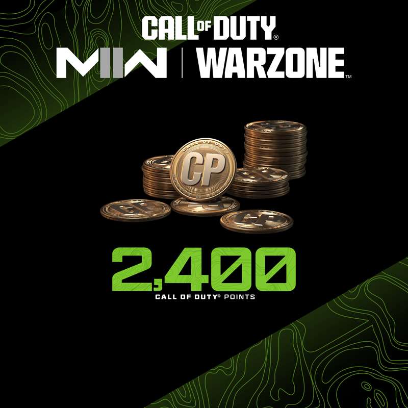 2,400 Modern Warfare® II or Call of Duty®: Warzone™ Points